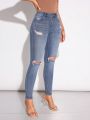 Women'S Skinny Distressed Jeans