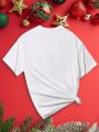 Manfinity Hypemode Men'S Short Sleeve T-Shirt Featuring Happy New Year 2024 Print