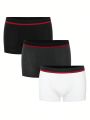 Men'S Color Blocking Boxer Shorts (3pcs/Set)