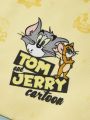 TOM & JERRY X SHEIN Oversized Shopper Bag Double Handle Cartoon Print