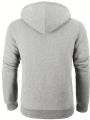 Men's Zipper Design Hoodie With Drawstring And Fleece Lining