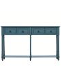 Console Table Sofa Table with Storage for Entryway with Drawers and Shelf