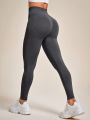 Seamless Wide Waistband Sports Leggings