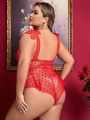 Plus Size Women's Sexy Lace Splice Lingerie