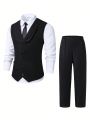 Teenage Boys' British Style Suit Set