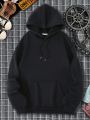 Men's Letter Print Drawstring Hoodie