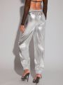 Minami Metallic Carrot Pants