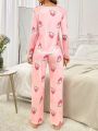 Watermelon Print PJ Set