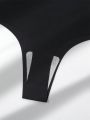 Women'S Solid Color Thong Panties (3pcs)