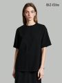 SHEIN BIZwear Women's Solid Color Round Neck T-Shirt