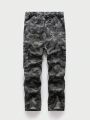 Teen Boy Camo Print Cargo Jeans