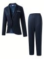 Teenage Boys' Gentleman Style Formal Suit Set