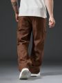 Men Plus Flap Pocket Side Cargo Jeans