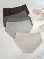 5pack Plain Scallop Trim No Show Panty