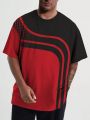 Manfinity Homme Men's Colorblock Plus Size T-shirt