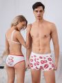 Men's Lips Printed Boxer Briefs