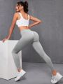 Yoga Basic High Waisted Striped And Printed Athletic Leggings