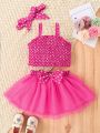 Baby Girls' Fashionable 3pcs/Set Outfit