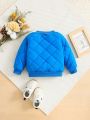 Baby Boy Zip Up Quilted Bomber Jacket