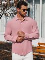 Men's Plus Size Long Sleeve Shirt