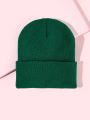 Plain Color Simple Knitted Beanie