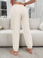 Tie Front Flannelette Lounge Pants