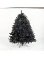 6ft 1600 Branches PVC Christmas Tree Black