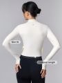 GLOWMODE FeatherFit™ Mock Neck Slimfit Crop Jacket