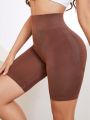 Women'S Solid Color High Waist Tummy Control Shapewear Panties