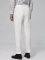 Men's Solid Color Suit Pants