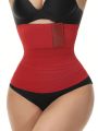 1pc Solid Color Magic Tape Waist Trainer