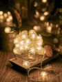 Led Star String Lights For Room Decoration, Bedroom, Dorm, Twinkle Fairy Lights With Stars, Dandelion