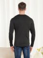 Men Solid Round Neck Lounge Tee