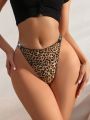 Women'S Leopard Print Thong Panties
