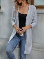 Drop Shoulder Button Front Cardigan