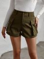Women'S Cargo Style Pocket Shorts