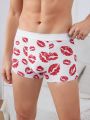 Men's Lips Printed Boxer Briefs