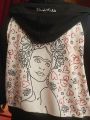 Frida Kahlo X SHEIN Plus 1pc Figure Graphic Zip Up Hoodie