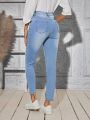 Light Blue Skinny Stretch Denim Pants