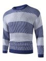 Men's Casual Round Neck Sweater