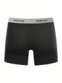 Men'S Letter Pattern Woven Waistband Boxer Briefs