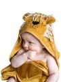 Newborn Baby Boys' Lion Shaped Hooded Photo Shoot Bath Towel