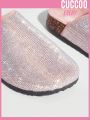 Cuccoo Everyday Collection Women Shoes Round Toe Outdoor Fashion Pink Flat Slippers