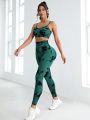 Tie Dye Wide Waistband Sports Sets