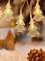 Led 10/20-light Christmas Tree String Light Battery Operated Decorative Fairy Lights For Holiday Decoration