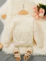 SHEIN Young Girl Button Front Cardigan