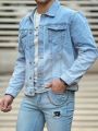 Men'S Gradient Denim Jacket