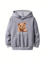 Boys' (big Kid) Cartoon Pattern Hooded Sweatshirt