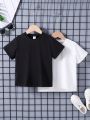 SHEIN Toddler Boys' Casual Multiple Pieces T-shirt Set