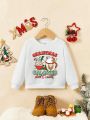 Baby Boy Christmas Print Sweatshirt